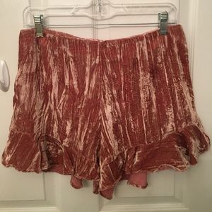 Kylie and Kendall Velvet Shorts